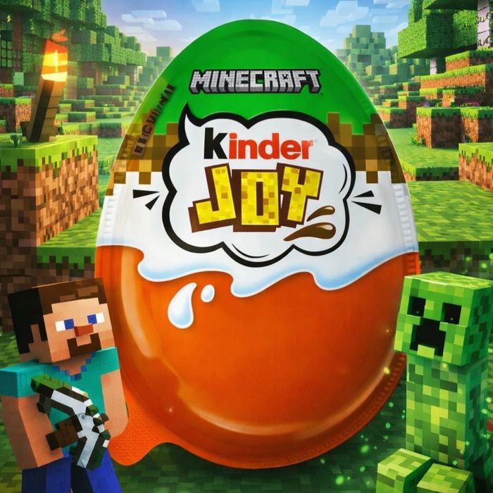 Маинкрафт киндер джой minecraft