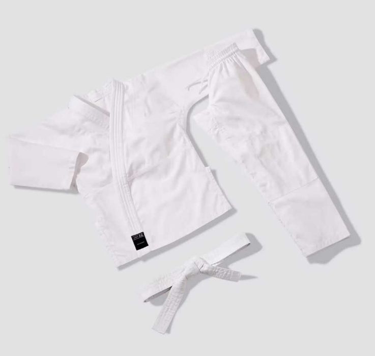 Kimono judo alb pentru copii - 140cm - purtat