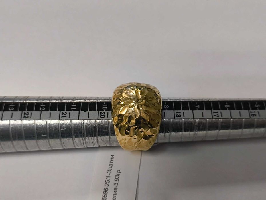 ***ТОП ЦЕНА*** Златен дамски пръстен 14К 3,93 грама