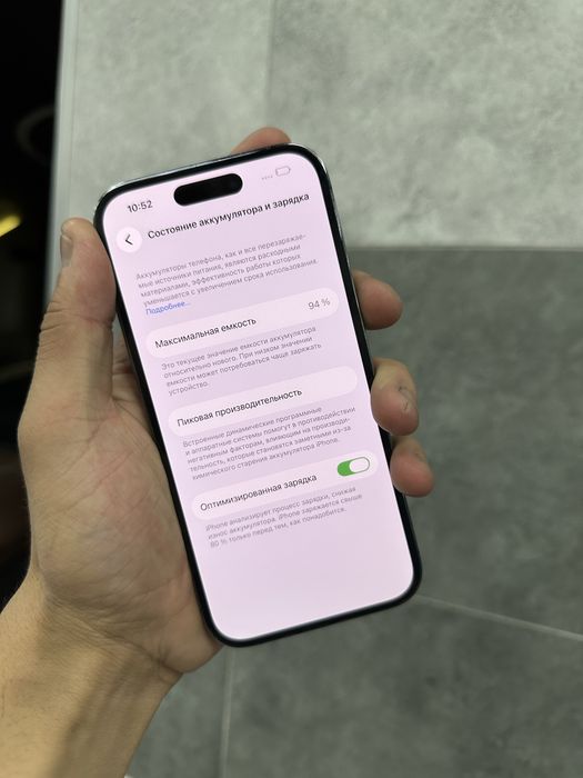 Iphone 14 pro Pupple 128Gb 94% Holati yaxwi