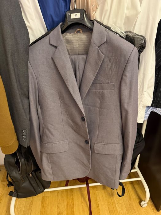Costum din lana 2 piese pantaloni și sacou