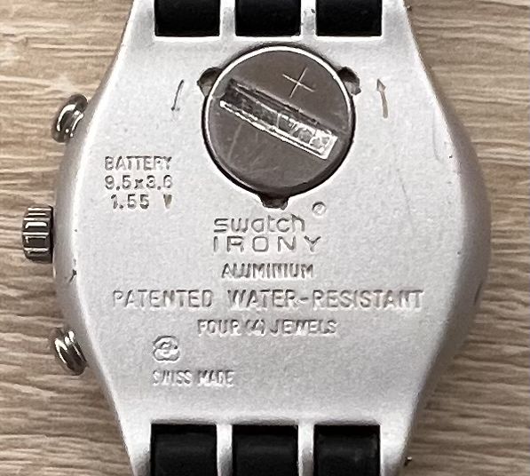 Ceas chronograph Swatch Irony aluminium four jewels