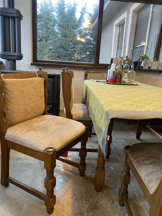 Coltar bucatarie 8 locuri si masa extensibila 180/80
