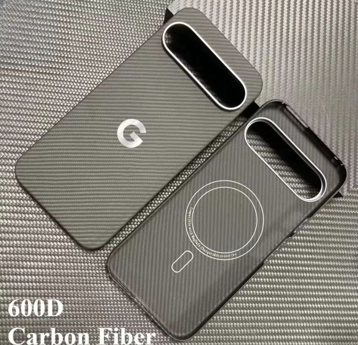 Carcasă fibră de carbon 600D Real Aramid Kevlar Pixel 10 Pro