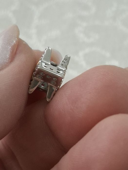 Pandantiv argint nou inimă cu stea