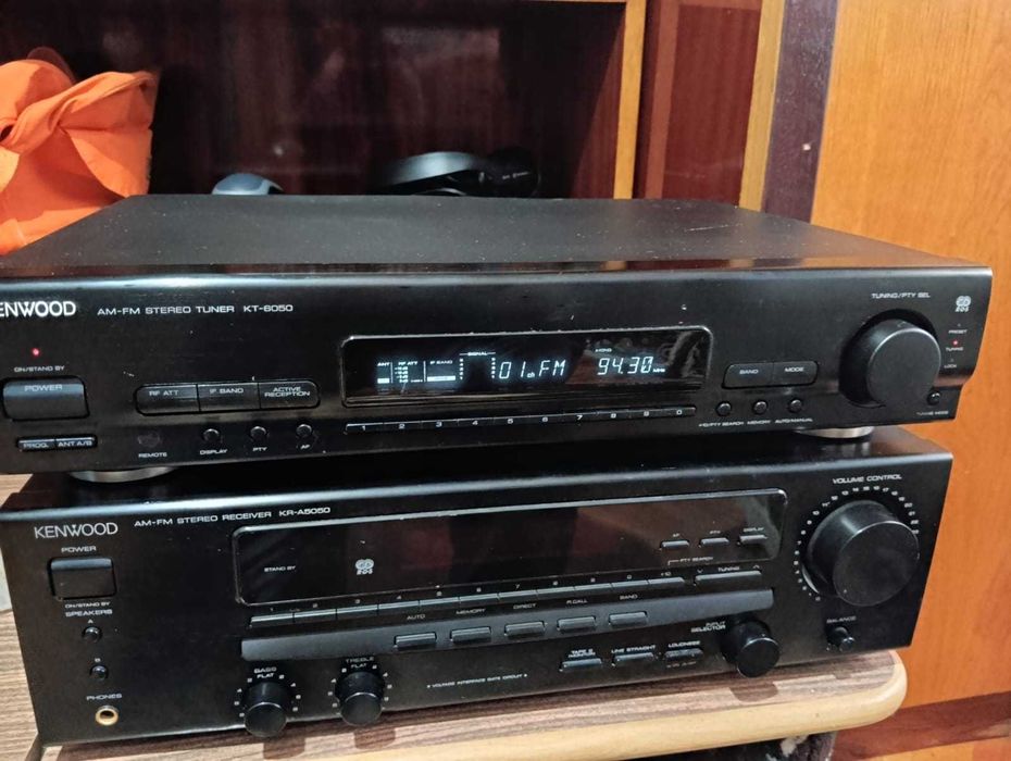 Amplituner KR-A5050 + Tuner Kenwood KT-6050 Black