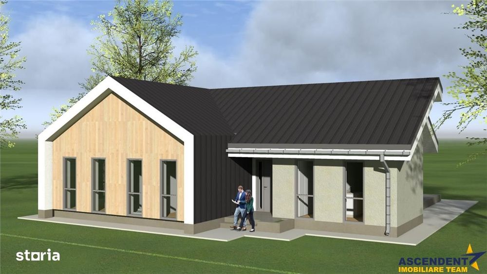 Rezidenta moderna, la cheie, 520 mp teren, Harman, Brasov.