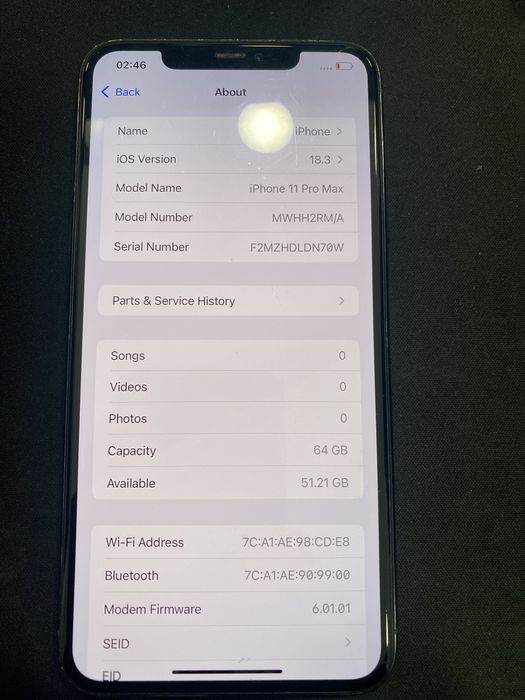 Iphone 11 Pro Max 64 Gb id-zfi645