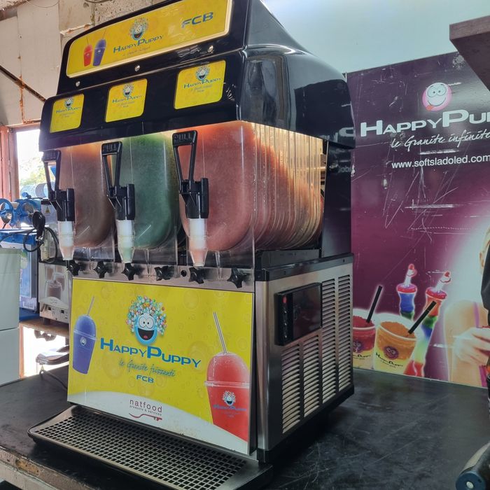 Aparat profesional pentru suc Granita, Sorbet, suc cu fulgii de ghiață, Slushy