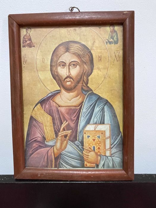 icoana veche dim lat 21 cm  lung 27 cm icoana veche