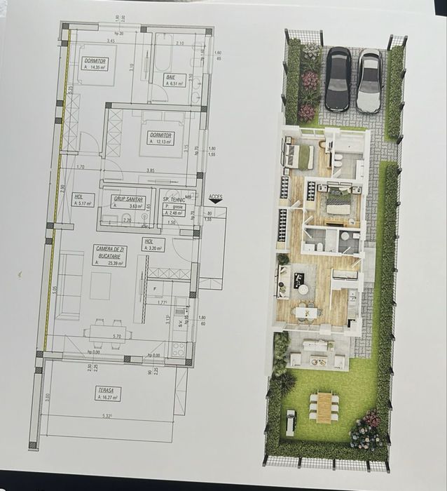 Casa de inchiriat, zona Mosnita Noua, complex Urban Village