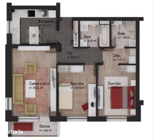 Inchirie apartament casa Nobel