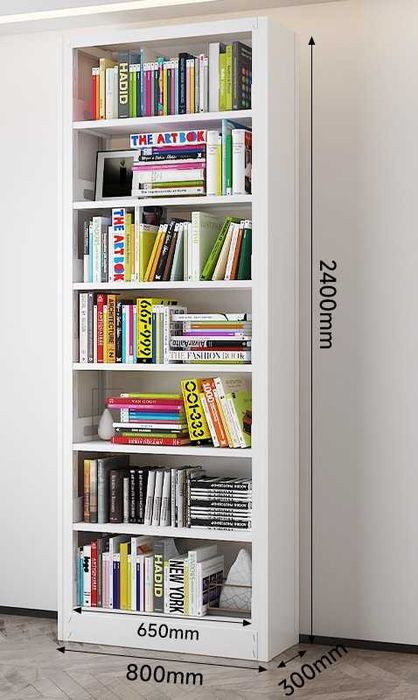 Многоуровневая стальная книжная полка для библиотеки