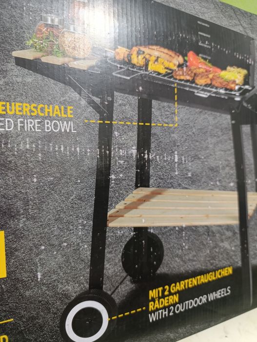 Grătar  cu roți =nou