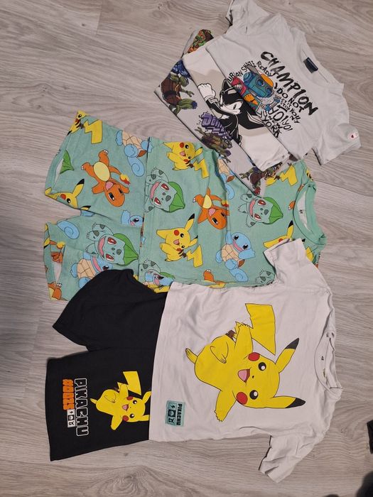 Тениски с къси гащи H&m pokemon