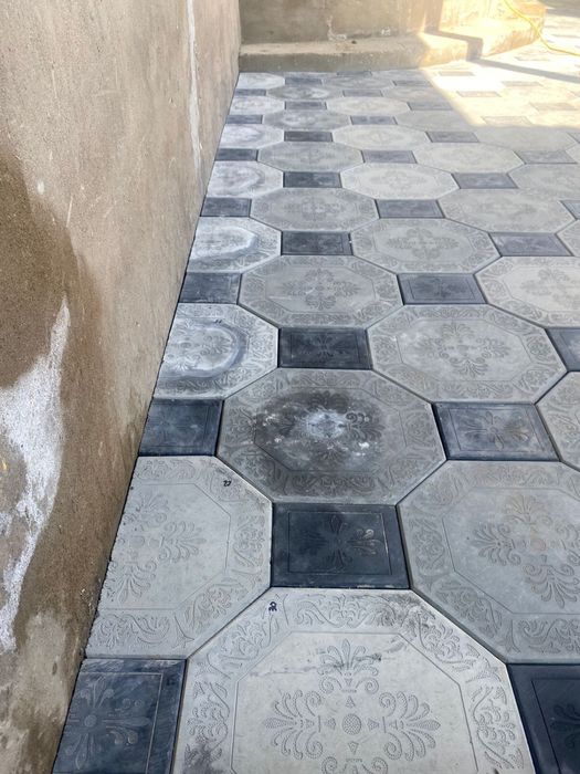 Укладка брусчатки тротуарный плитки