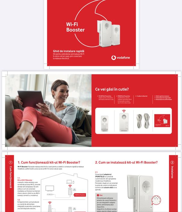 Wifi Booster Vodafone - amplificator, extender, repeater wireless