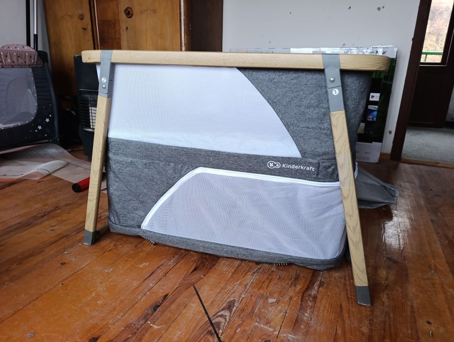 Бебешко легло Kinderkraft - дизайнерско