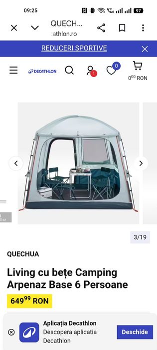Vând Cort camping