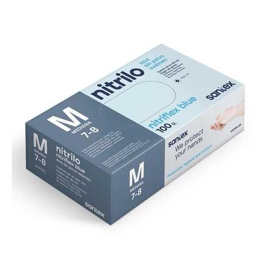 БЕЗПЛАТНА ДОСТАВКА! 4.4 гр. Сини Нитрилни Еднократни Ръкавици Нитрил