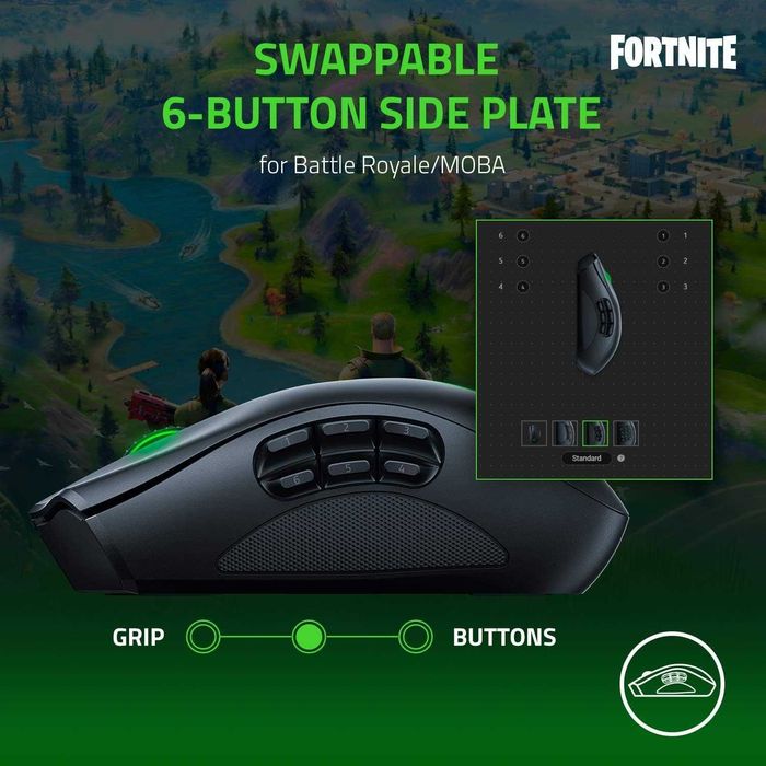 Геймърска мишка Razer Naga Pro Wireless 20K DPI