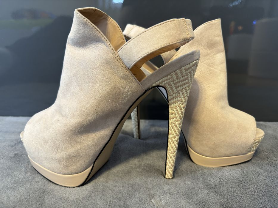 Saboti cu toc ASOS - roz (38)