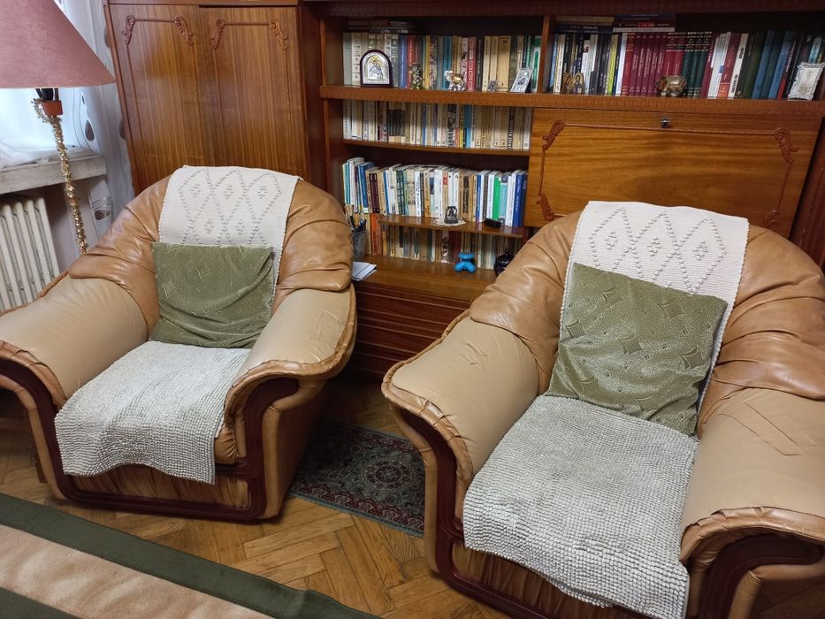 Mobila living,2 fotolii ,pat si vitrina-sufragerie Iasi