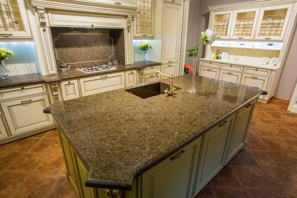 Столешницы из искусственного камня кварц акрил