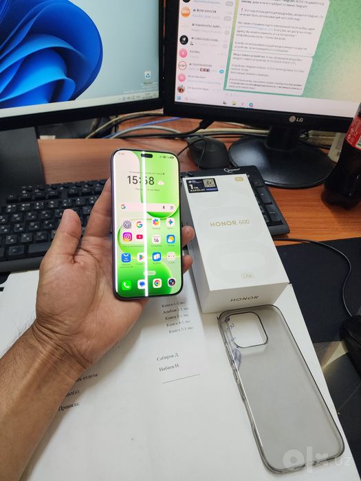 Honor 600lite 16/256gb ideal ochilmagan usta kurmagan iwlawi zur