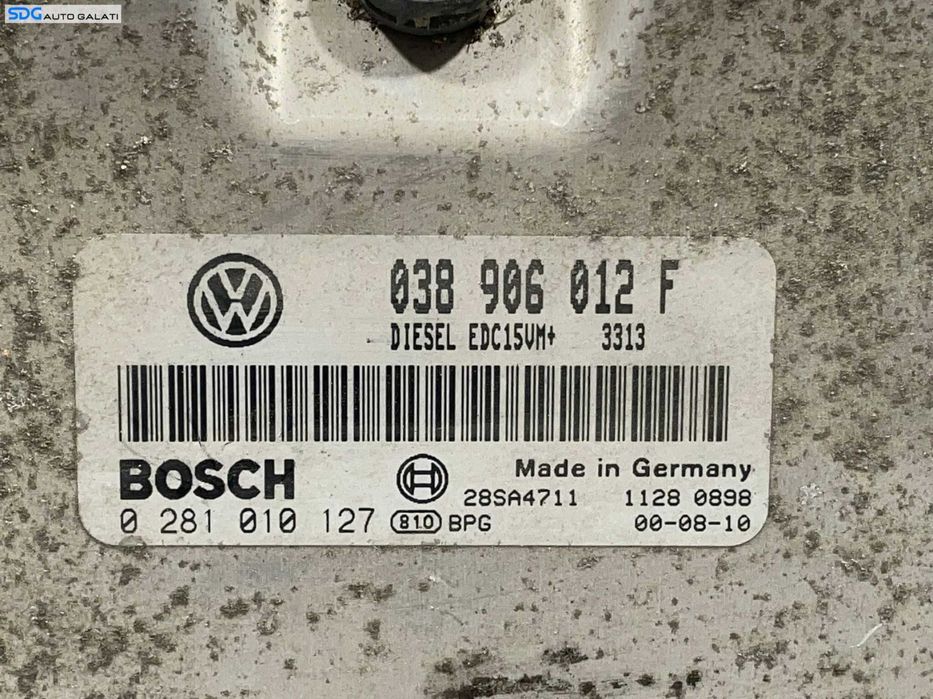 Kit Pornire ECU Calculator Motor Ceas Ceasuri Bord Chei Cheie CIP Imobilizator Skoda Octavia 1 1.9 TDI AGR 1997 - 2011 Cod 038906012F 0281010127 1U0920810F [L4506] [L4507]