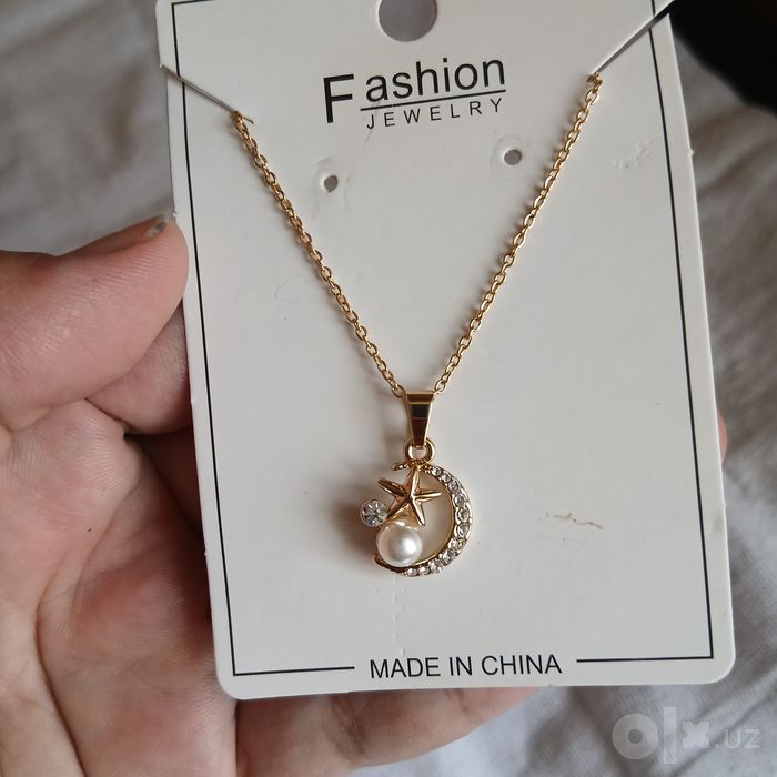 Серги, кольцо, брошка, цепочка