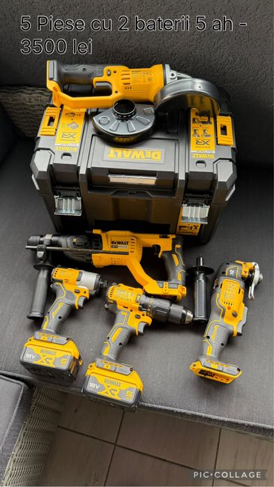 Scule Dewalt noi Baterii 5Ah