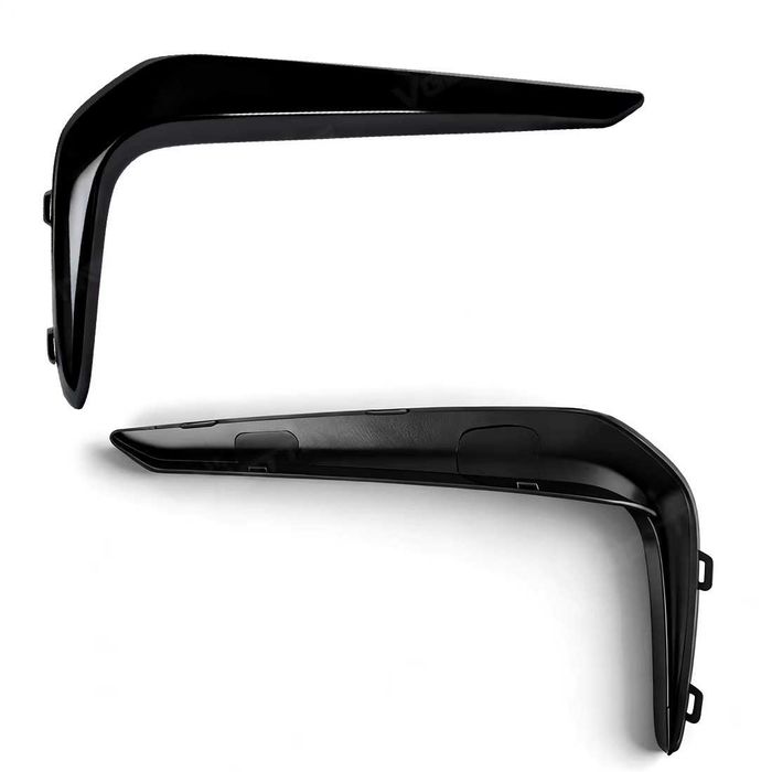 Extensii Prelungiri Ornamente Trim Bara Fata M BMW G30 G31, Lip Splitere, Negru Lucios