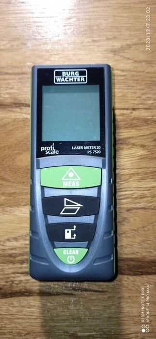 Telemetru laser Burg Wachter 20 PS 7520 , 20 metri, NOU