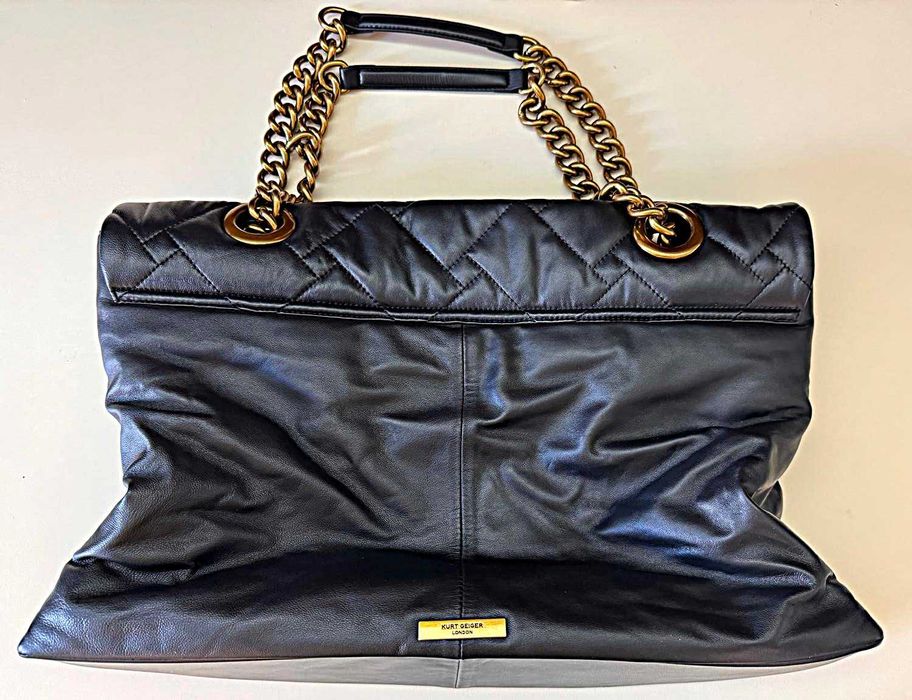 Geanta de piele naturala Kurt Geiger , GUESS