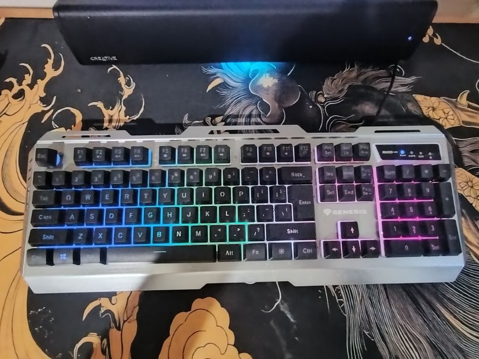 Клавиатура Genesis Rhod 420 RGB – мембранна