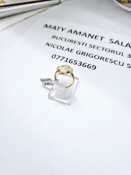 Vand inel dama din aur 14 k 2.86 g cod 1019