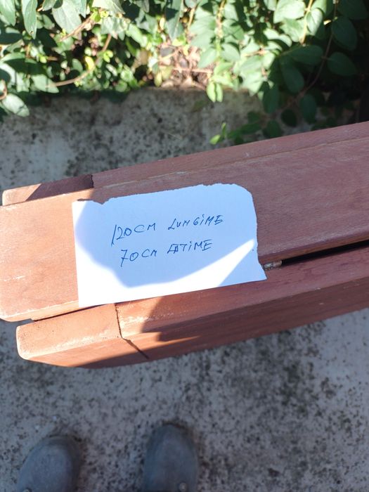 Masa de gradina din lemn masiv