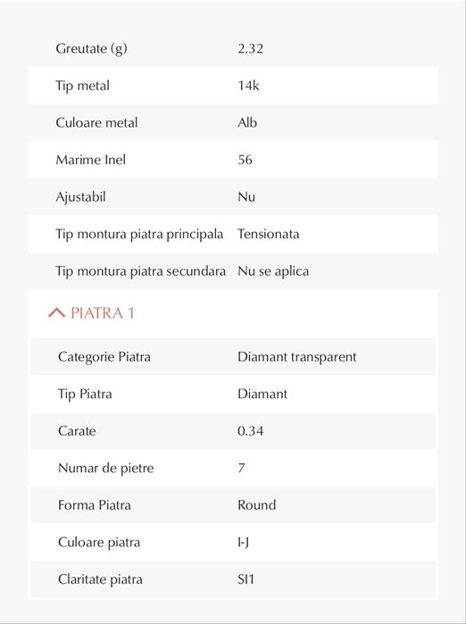 Inel cu diamante Teilor