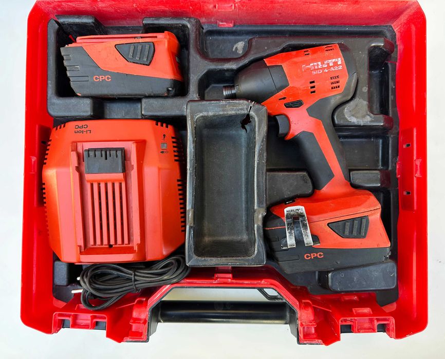 Hilti SiD 4-A22 - Безчетков акумулаторен импакт драйв 22V перфектен!