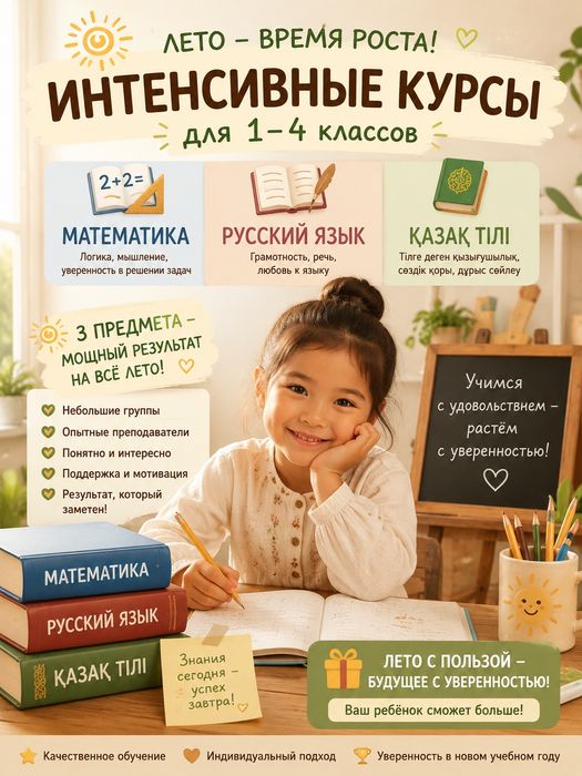 Летняя программа для 1-4 классов