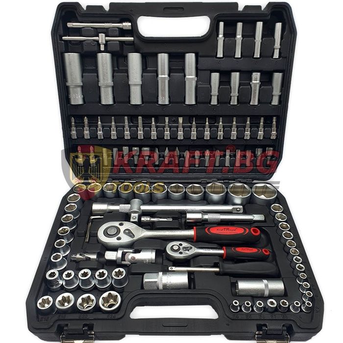 Професионален комплект гедоре 108 Части KRAFTROYAL