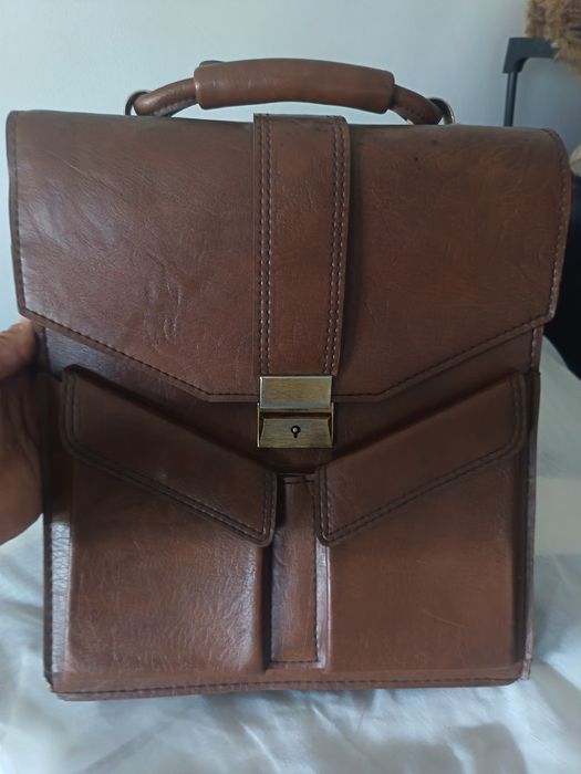 Geantă piele vintage