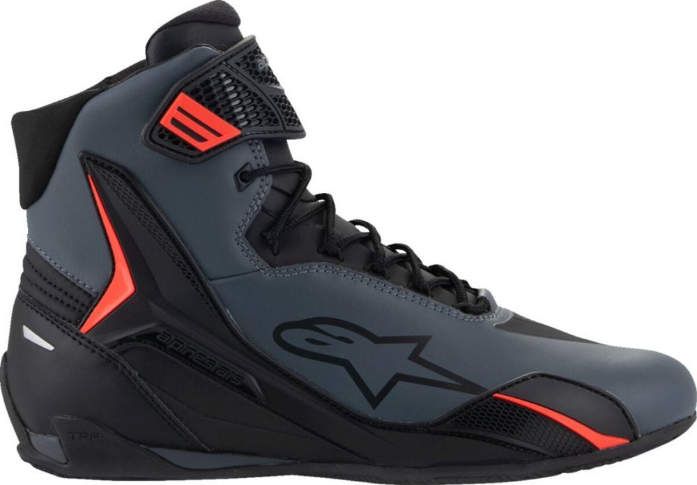 Ghete Alpinestars Faster-4 negru/gri/rosu