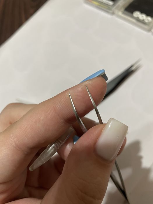 Пинцеты для наращивания ресниц