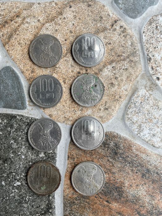 Monede vechii romanesti , 100 lej