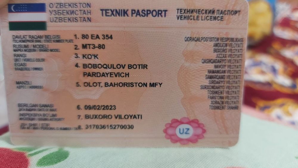 Tractor yaxshi axvolda