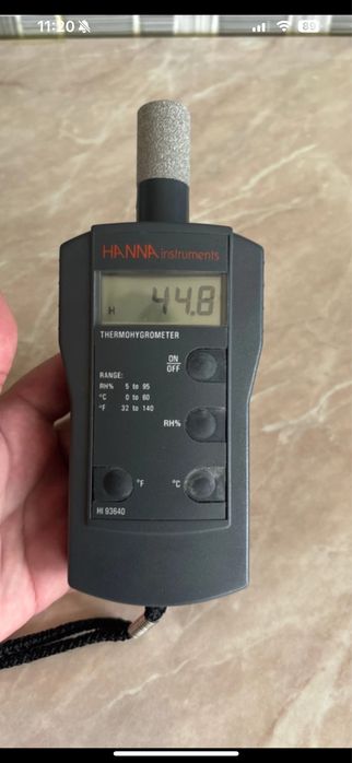 Vand termohigrometru compact Hanna Instruments hi 93640 cu senzor