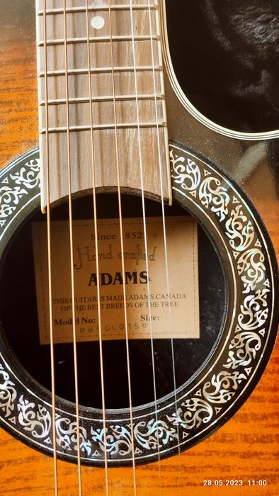Гитара полуакустическая ,"Adams"