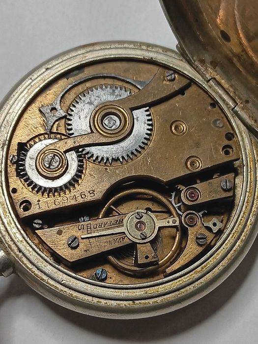 Ceas vechi mecanic, de buzunar, model C.F.R, de colectie